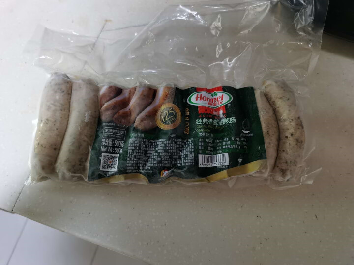 荷美尔（Hormel）经典香葱油煎肠 冷冻 500g/袋 火腿肠香肠 烧烤肠 纯肉肠 热狗 早餐肠怎么样，好用吗，口碑，心得，评价，试用报告,第3张