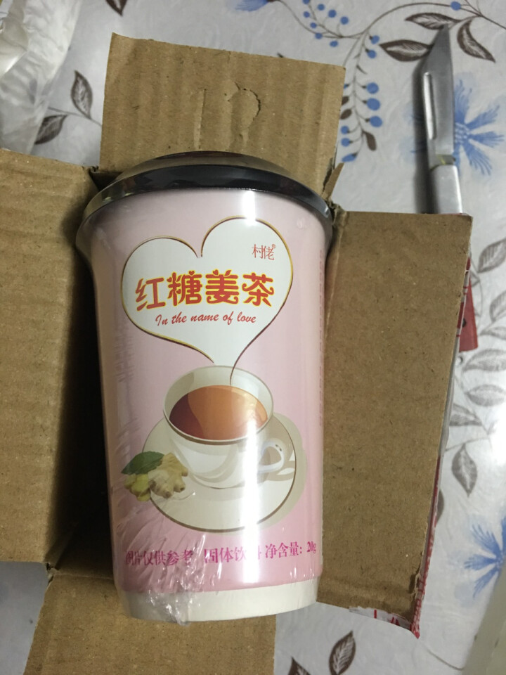 村佬红糖姜茶驱寒暖宫 大姨妈产后红糖 红糖姜茶一杯怎么样，好用吗，口碑，心得，评价，试用报告,第2张