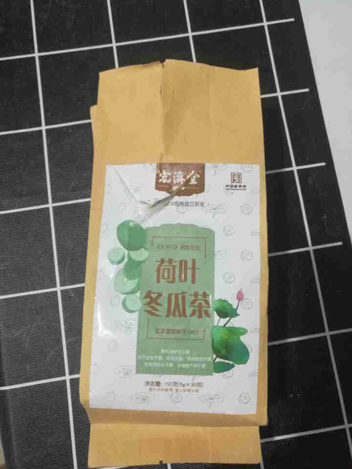 冬瓜荷叶茶养生茶包决明子玫瑰花茶150g 宏济堂护肝养身茶金银花草茶袋泡茶 养肝护肝茶单袋装怎么样，好用吗，口碑，心得，评价，试用报告,第2张