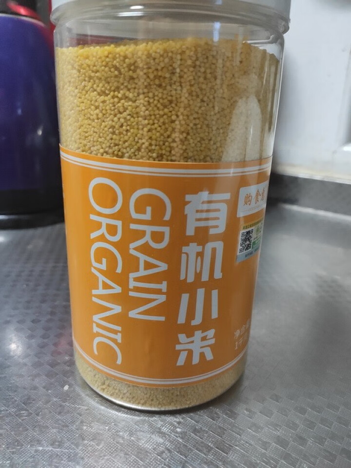 购食惠 有机 黄小米 2斤装1000g（五谷 杂粮 小黄米 无添加 月子粥 粗粮 小米粥）怎么样，好用吗，口碑，心得，评价，试用报告,第4张