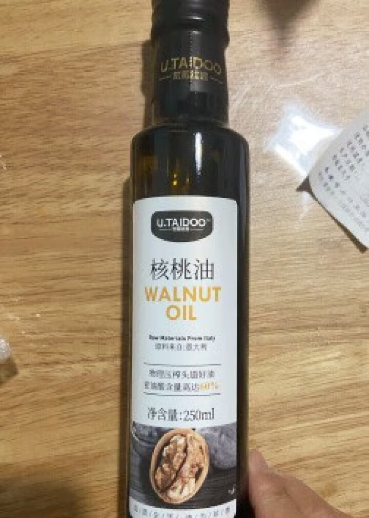 优殿肽渡 核桃油250ml 适用于婴幼儿宝宝食用油（意大利进口原油）怎么样，好用吗，口碑，心得，评价，试用报告,第2张