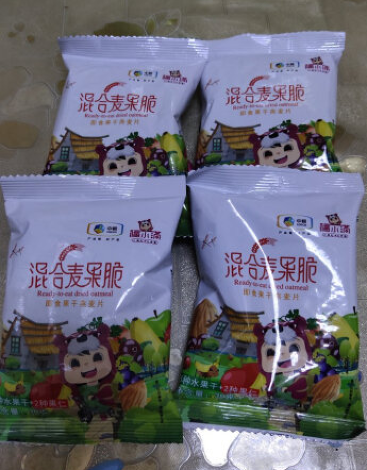 中粮麦片 福小满混合麦果脆礼盒7日装30g*7袋 即食冲泡 熟食水果坚果谷物营养燕麦脆  即食水果燕麦7日装怎么样，好用吗，口碑，心得，评价，试用报告,第3张