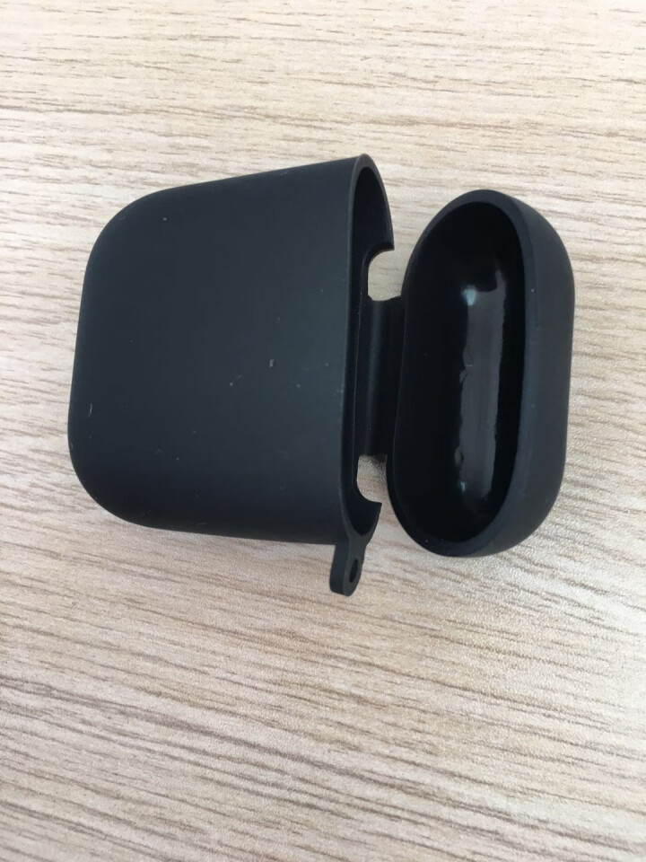 幸莎 airpods保护套1/2代通用苹果无线蓝牙耳机套airpods pro超薄液态硅胶不沾灰防丢 airpods 1/2代【暗夜黑】送挂钩怎么样，好用吗，口,第4张