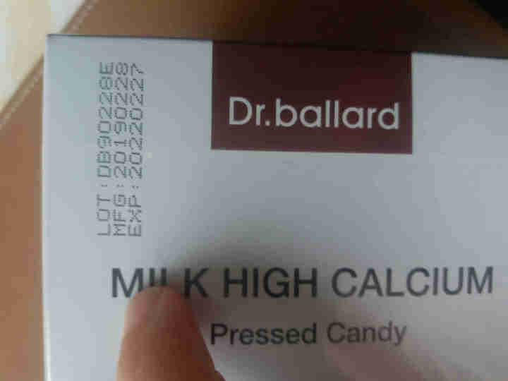 Dr.Ballard 柏乐德博士进口儿童钙片宝宝乳钙补钙高钙压片糖果咀嚼片孕妇哺乳期成人可食用 牛奶味(1gx90片)怎么样，好用吗，口碑，心得，评价，试用报告,第4张