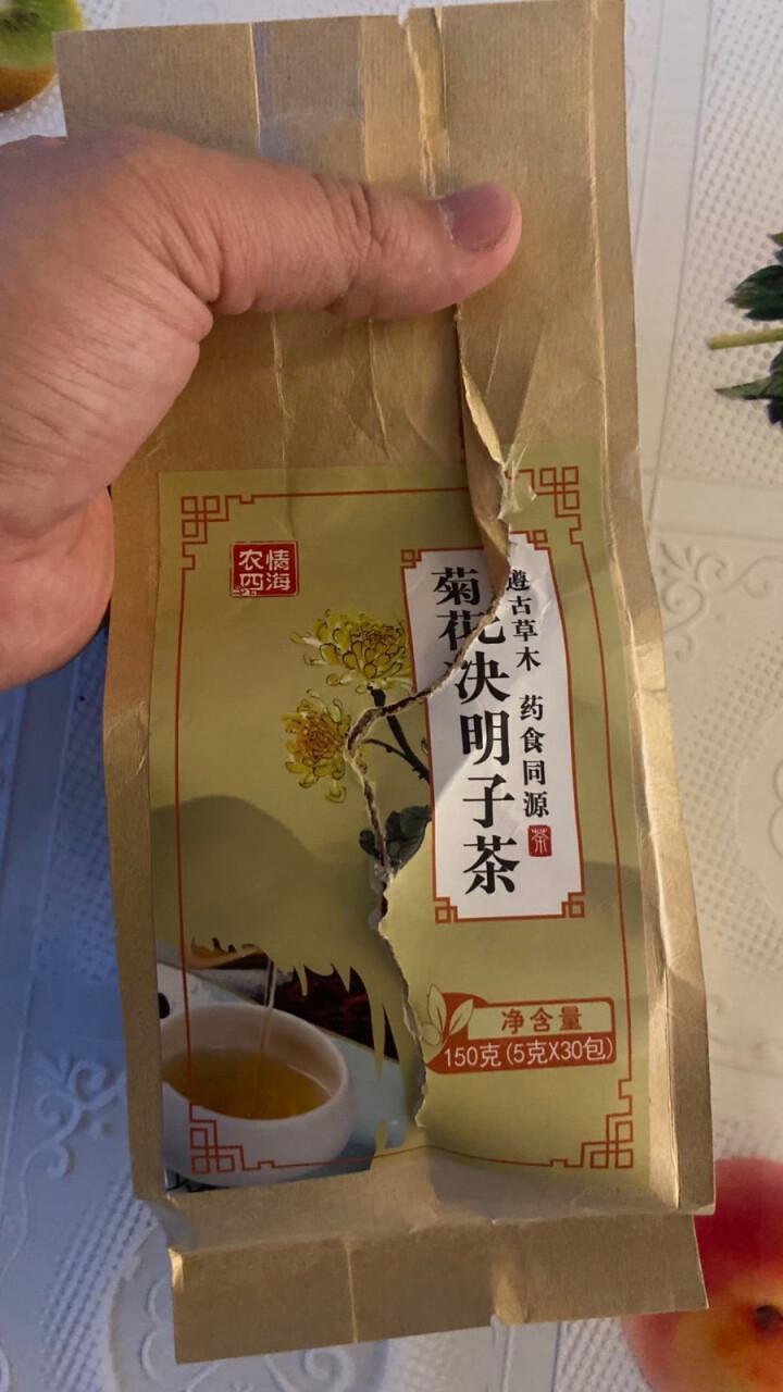 菊花决明子茶 枸杞牛蒡根金银花桂花茶甘草组合花草茶养生茶袋泡茶 菊花决明子茶1袋 菊花决明子茶1袋怎么样，好用吗，口碑，心得，评价，试用报告,第3张