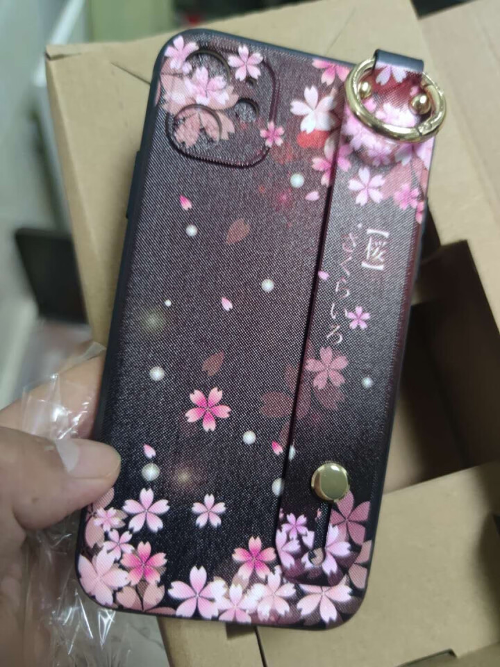 厉品 iphone 11pro max手机壳xs简约花卉xr全包x苹果8plus斜挎挂绳7p腕带防摔 彩波斯+斜挂绳1条 iphone x怎么样，好用吗，口碑，,第4张