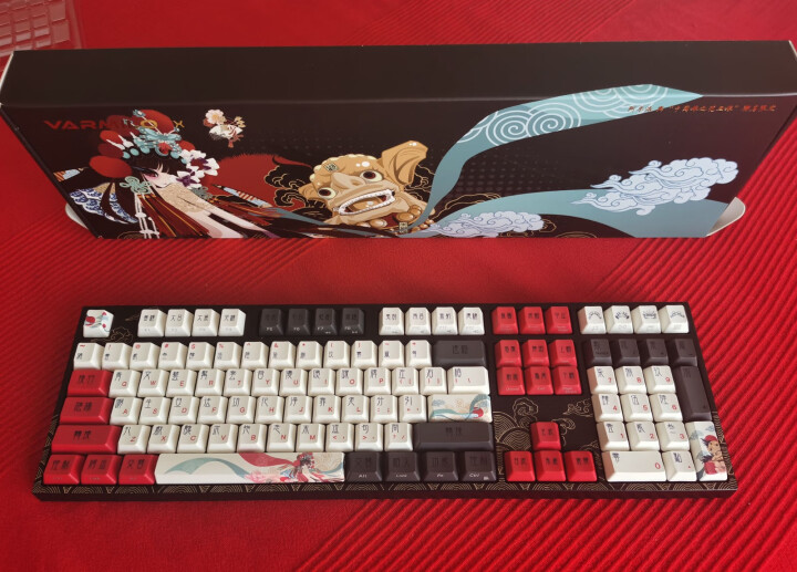 阿米洛（varmilo）花旦娘机械键盘108键有线蓝牙cherry樱桃轴游戏办公送礼87键 花旦108键有线（VA108M) 青轴怎么样，好用吗，口碑，心得，评,第2张