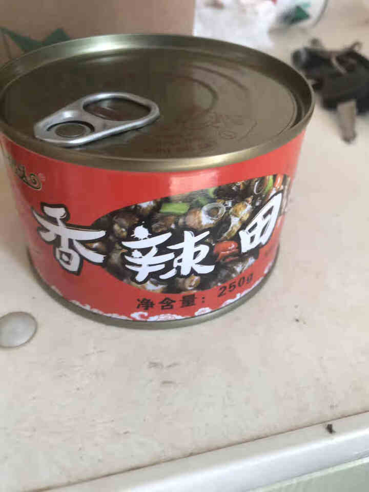 七鲜码头麻辣田螺250克/罐即食香辣螺蛳螺丝肉小吃零食海鲜熟食罐头 1罐怎么样，好用吗，口碑，心得，评价，试用报告,第3张