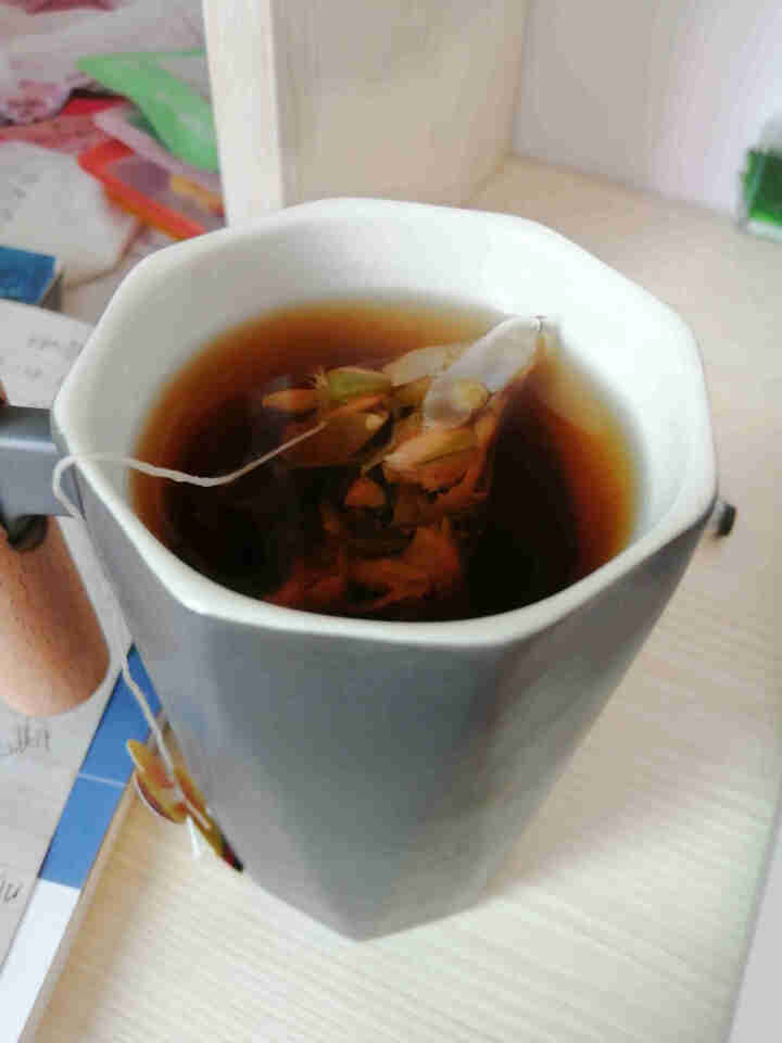 摆普五彩缤纷袋泡茶5包/10包/20包装玫瑰红茶桂花乌龙茶冬瓜荷叶白茶桂圆红枣枸杞蜜桃乌龙茶包小袋装 每款1包共5包/19g装怎么样，好用吗，口碑，心得，评价，,第2张