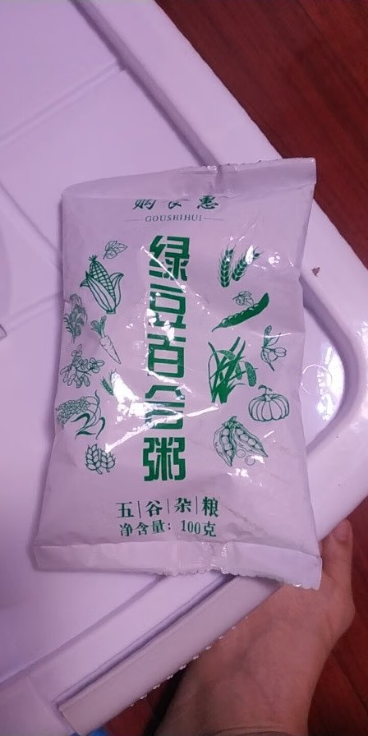 购食惠 绿豆百合粥100g（大米、绿豆、百合）混合粥米粥料五谷杂粮粗粮熬粥怎么样，好用吗，口碑，心得，评价，试用报告,第3张