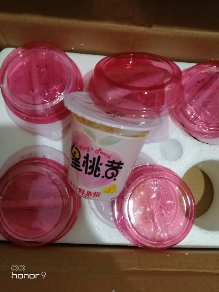 皇桃黄鲜果捞薄荷柠檬原味组合黄桃罐头休闲水果零食 三种口味混合装 6杯装怎么样，好用吗，口碑，心得，评价，试用报告,第3张