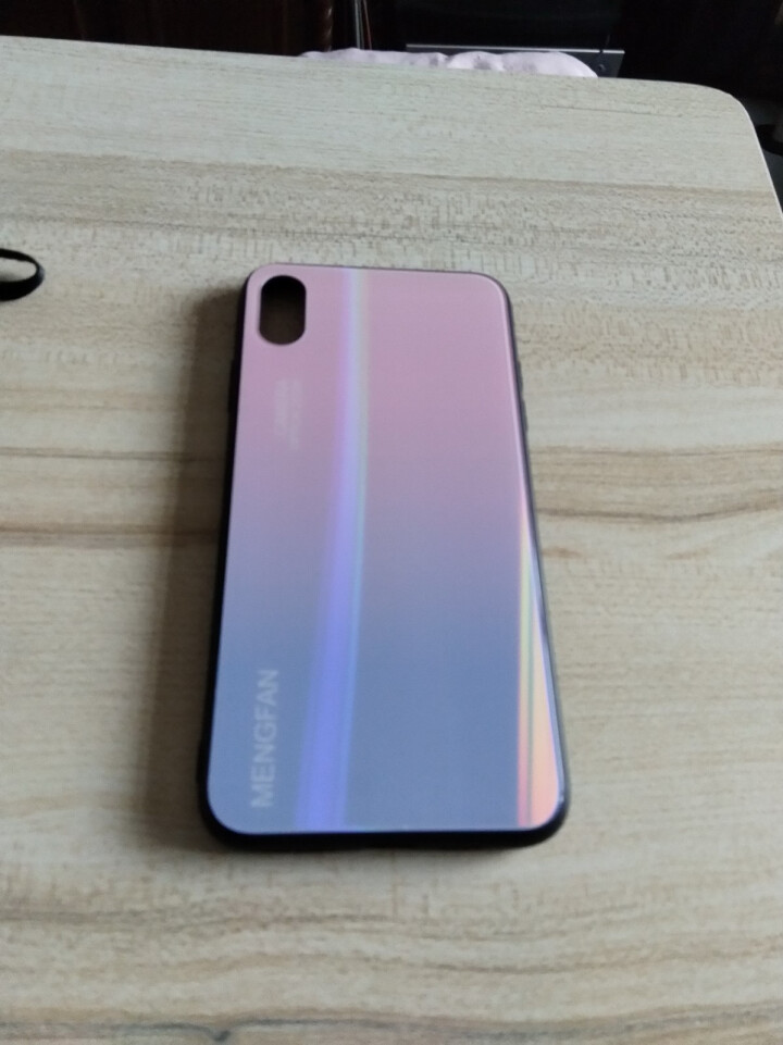 江然 镭射iphone xs max手机壳xr变色玻璃苹果8plus抖音7网红6s渐变x防摔定制情侣 水晶 苹果iphone xs max怎么样，好用吗，口碑，,第3张