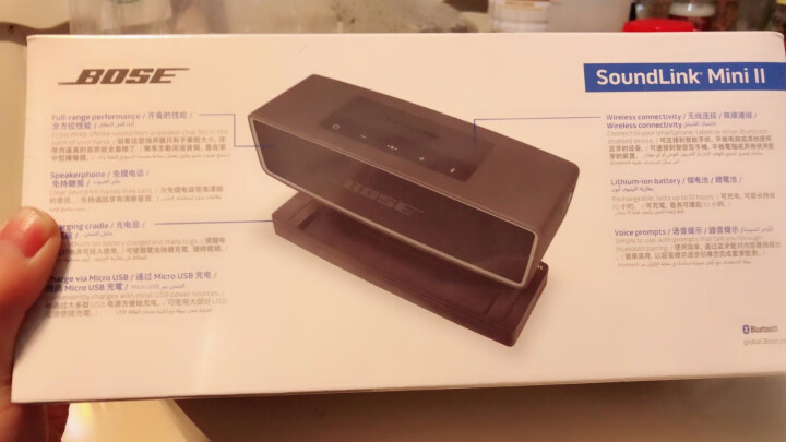 博士（Bose）SoundLink Mini2 3boss蓝牙音箱扬声器 Bose音响无线户外低音炮 二代黑色 普通版怎么样，好用吗，口碑，心得，评价，试用报告,第3张