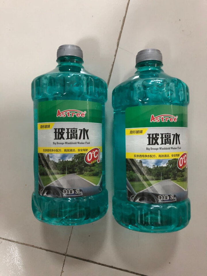 Astree汽车玻璃水玻璃清洁剂清洗剂雨刮水雨刷精汽车用品 0℃普通型2L装【2瓶】怎么样，好用吗，口碑，心得，评价，试用报告,第2张