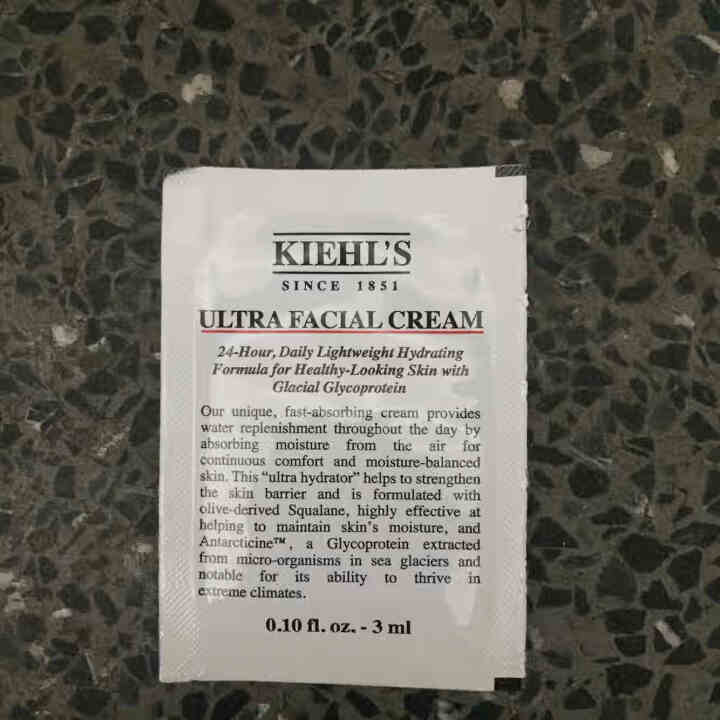 科颜氏（KIehl's）高保湿洁面洗面奶男女 白泥面膜/眼霜/护肤品 高保湿面霜3ml 小样怎么样，好用吗，口碑，心得，评价，试用报告,第3张