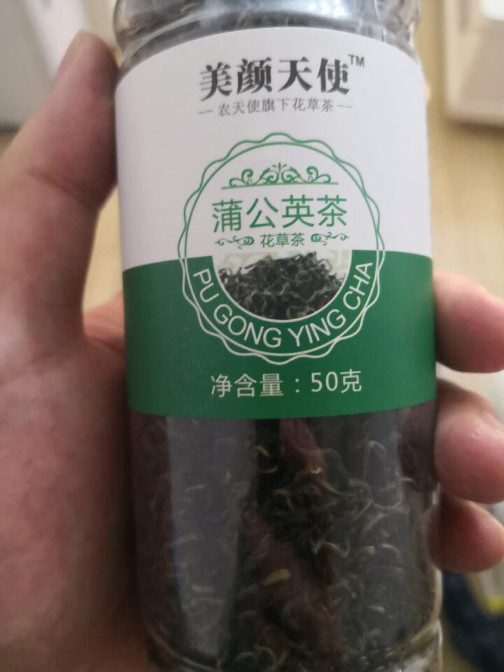 农天使 蒲公英 花草茶 蒲公英茶 纯婆婆丁 正宗天然 蒲公英茶叶花草茶泡水 精选好品 50g/瓶怎么样，好用吗，口碑，心得，评价，试用报告,第4张