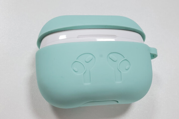 日新隆 airpods pro保护套/3代苹果无线蓝牙耳机防滑套防尘防摔防指纹硅胶轻薄 薄荷绿怎么样，好用吗，口碑，心得，评价，试用报告,第2张