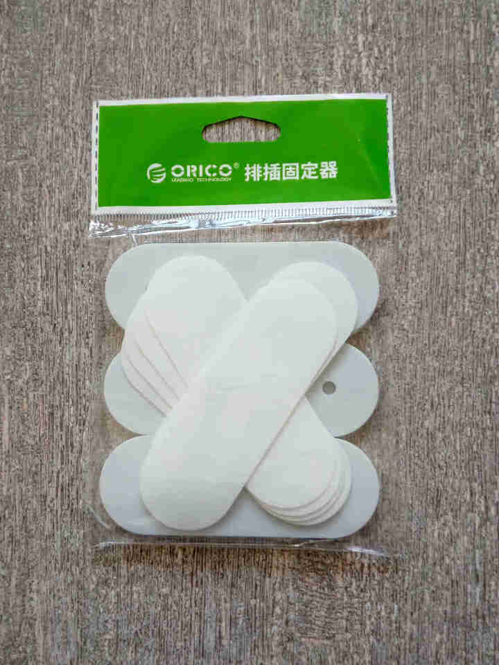 奥睿科（ORICO）插排固定器理线器固线收纳夹扣数据线排插插免打孔墙面固定桌子墙上走线神器 插排固定器,第2张