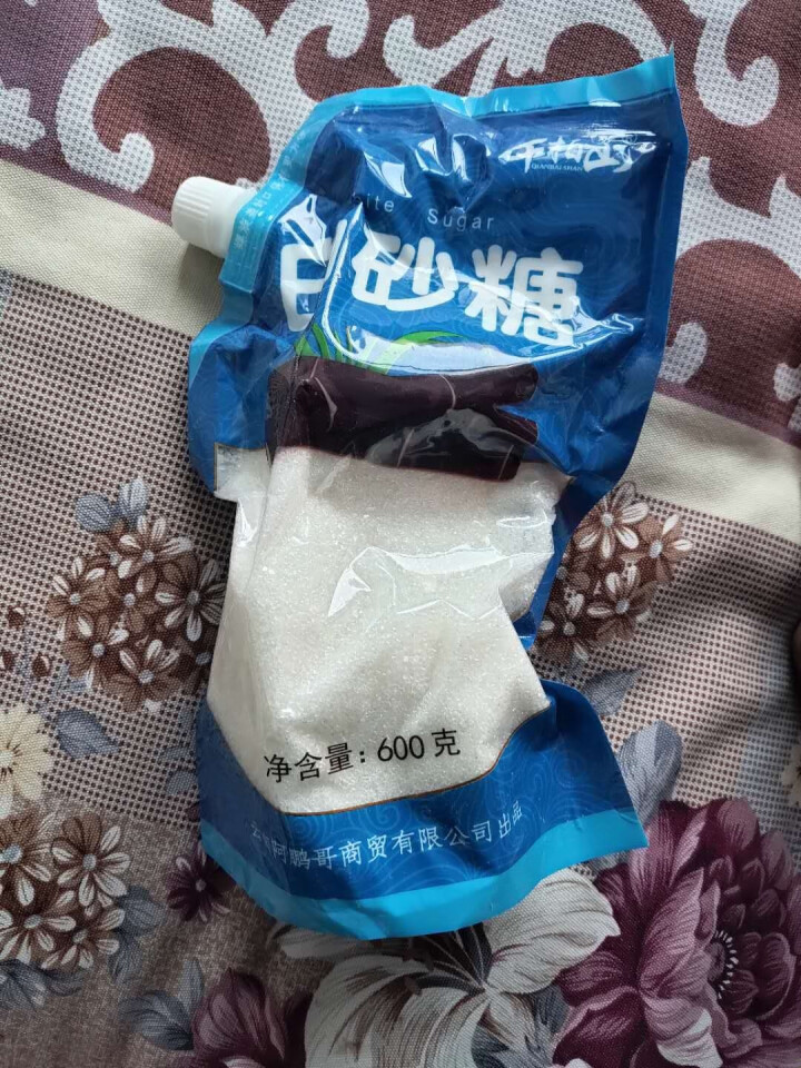 千柏山白砂糖600g 白糖 细砂糖烘焙原料 绵白糖袋装手工食用烘焙调料调味品 白砂糖600g怎么样，好用吗，口碑，心得，评价，试用报告,第2张