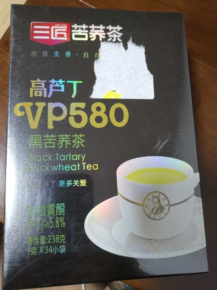 【第二件0元】三匠苦荞茶 三匠黑苦荞茶高芦丁VP580 238克 苦荞茶 麦香味 旗舰店怎么样，好用吗，口碑，心得，评价，试用报告,第2张