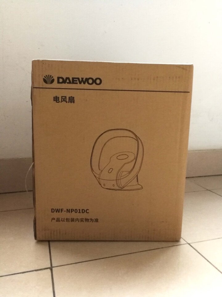 大宇（DAEWOO）韩国品牌电风扇/无叶风扇/台扇 智能遥控 节能省电定时儿童摇头壁挂直流电扇DWF,第2张