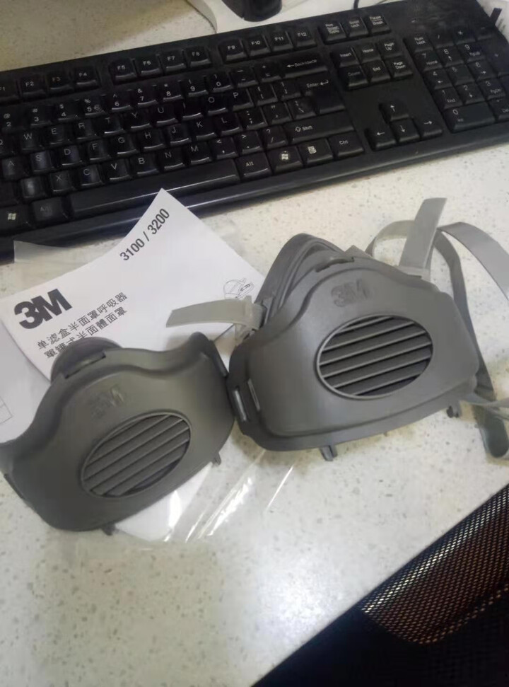 3m口罩3200防尘面具呼吸阀防毒口罩工业粉尘灰尘打磨透气雾霾pm2.