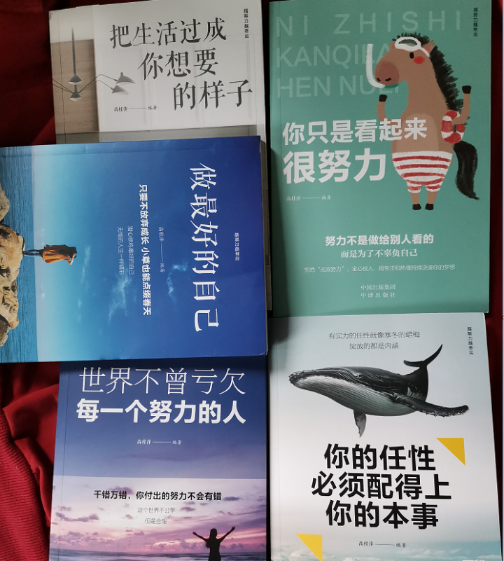 成功励志全5册 你只是看起来很努力 自我完善正能量青春文学心灵鸡汤励志书籍成长励志成功学书怎么样，好用吗，口碑，心得，评价，试用报告,第2张