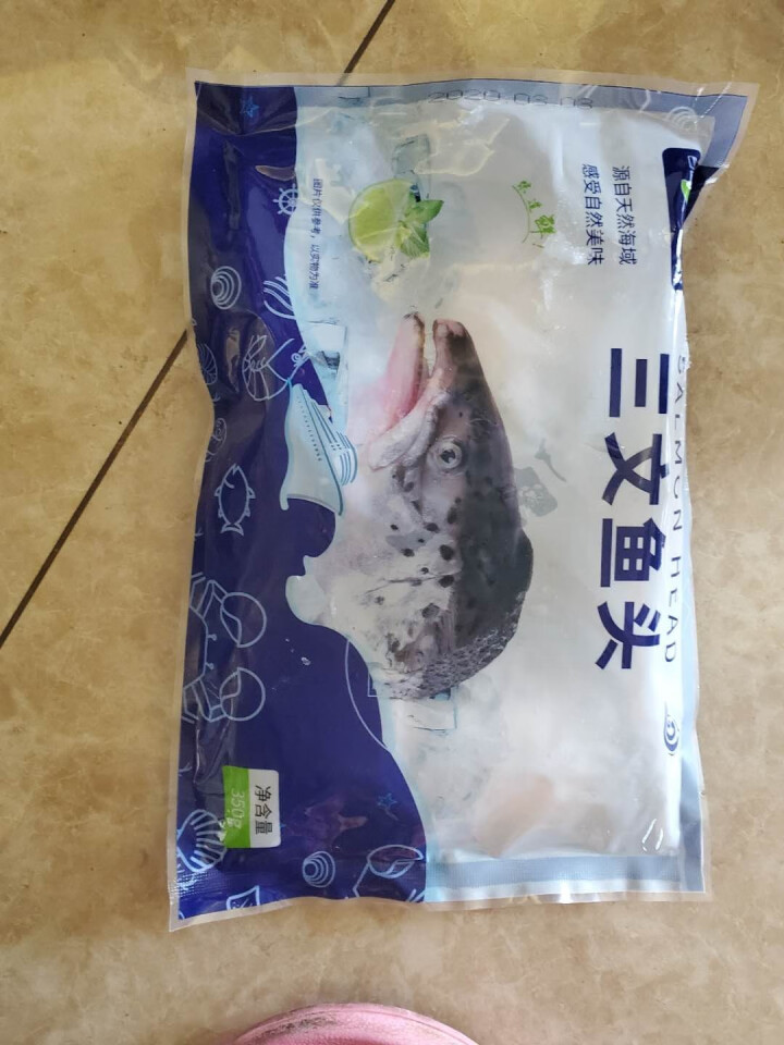 鲜生说 三文鱼头350g 大西洋鲑鱼烤鱼头汤食材 进口海鲜生鲜怎么样，好用吗，口碑，心得，评价，试用报告,第3张