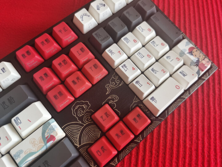 阿米洛（varmilo）花旦娘机械键盘108键有线蓝牙cherry樱桃轴游戏办公送礼87键 花旦108键有线（VA108M) 青轴怎么样，好用吗，口碑，心得，评,第3张