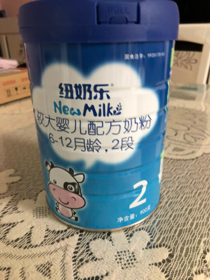 纽奶乐NewMilk新西兰原装进口较大婴儿配方奶粉2段（6,第2张