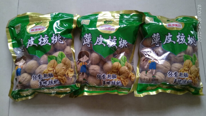 秦源美农 新疆薄皮核桃散装干核桃坚果休闲零食特产干果 1.5kg（3斤装）怎么样，好用吗，口碑，心得，评价，试用报告,第2张