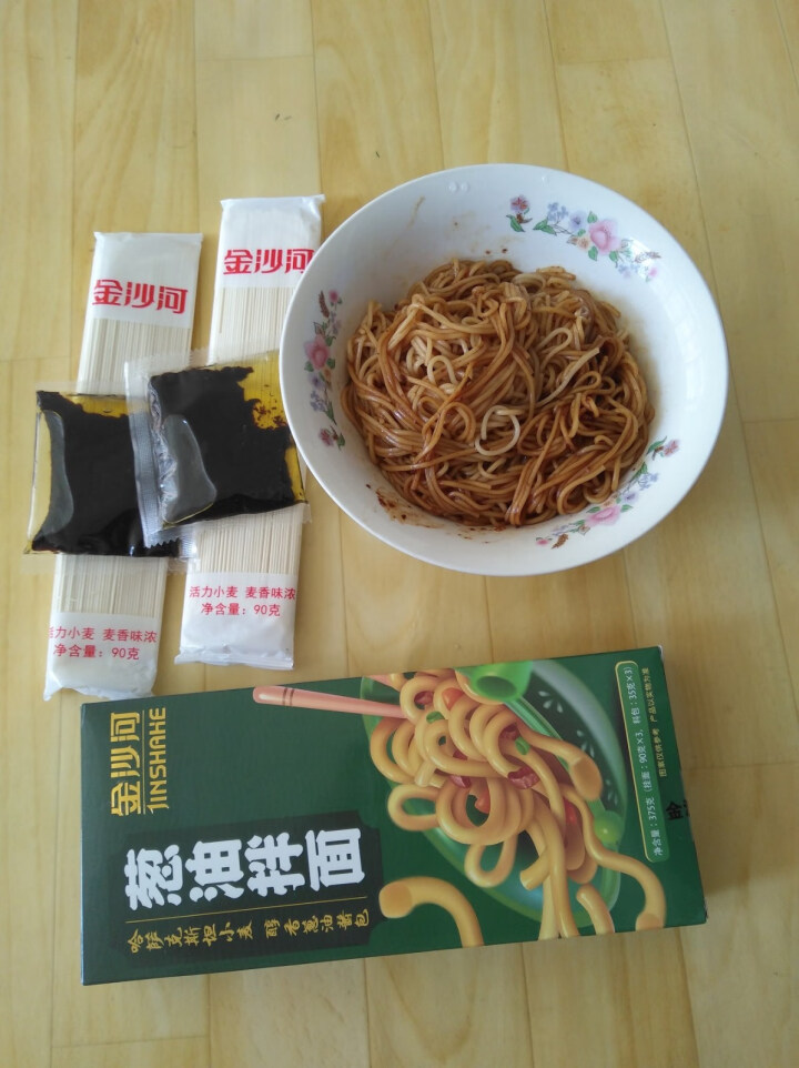 金沙河葱油拌面 非油炸 方便速食 3人份包含酱包怎么样，好用吗，口碑，心得，评价，试用报告,第5张