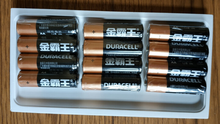 金霸王 （Duracell）5号7号电池 五号七号碱性干电池 遥控器电子秤鼠标玩具电池 5号12粒怎么样，好用吗，口碑，心得，评价，试用报告,第3张