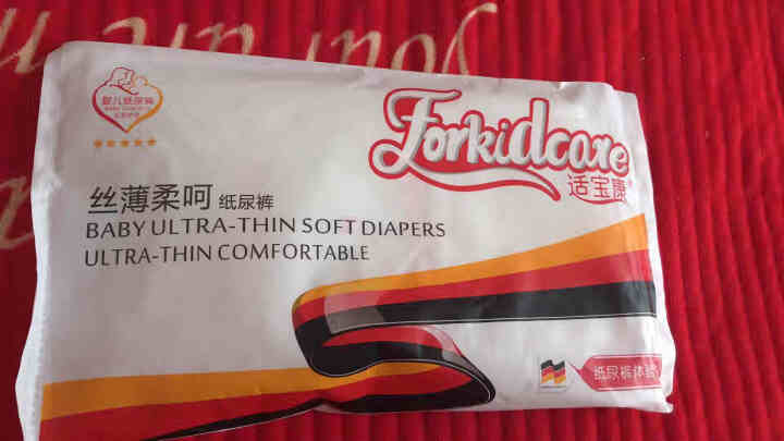 适宝康·Forkidcare 丝薄柔呵纸尿裤试用装M码*4片 适合6,第2张