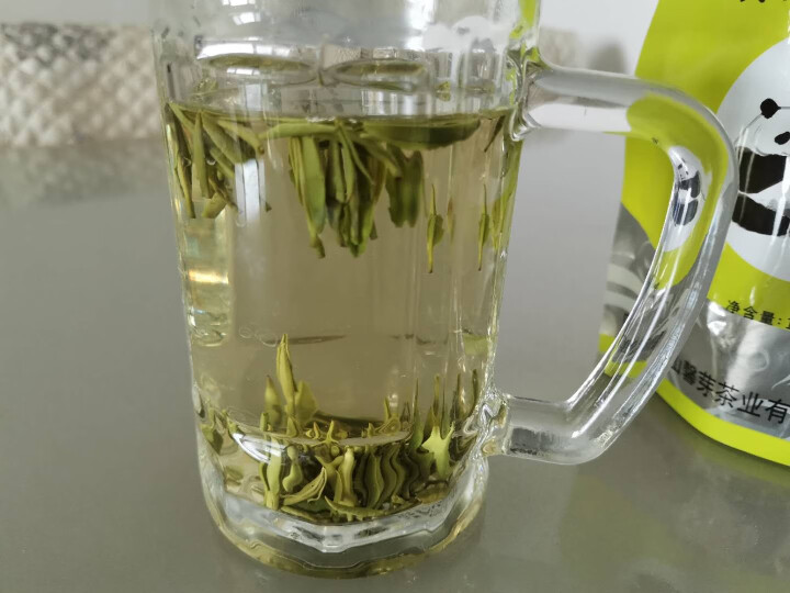 买二送一 峨山馨芽 2020新茶 绿茶 雀舌茶 四川峨眉山明前春茶嫩芽毛尖竹叶茶叶青茶高山茶100g怎么样，好用吗，口碑，心得，评价，试用报告,第4张