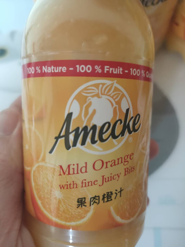 爱美可（Amecke）德国进口橙汁饮料 100%鲜榨德国原装进口250ml*6瓶 果肉橙汁 250ml*6瓶怎么样，好用吗，口碑，心得，评价，试用报告,第3张