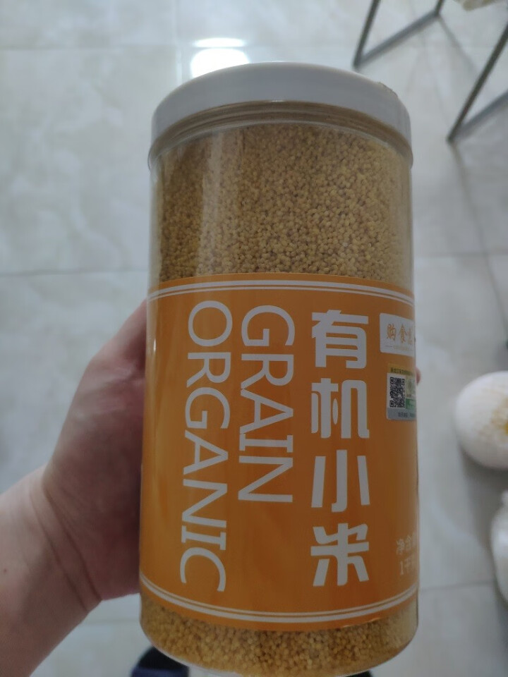 购食惠 有机 黄小米 2斤装1000g（五谷 杂粮 小黄米 无添加 月子粥 粗粮 小米粥）怎么样，好用吗，口碑，心得，评价，试用报告,第2张