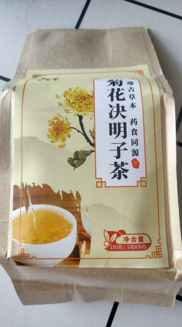 菊花决明子茶 枸杞牛蒡根金银花桂花茶甘草组合花草茶养生茶袋泡茶 菊花决明子茶1袋怎么样，好用吗，口碑，心得，评价，试用报告,第3张