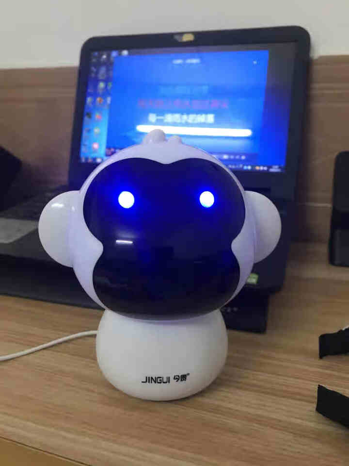 万人迷（manovo） 太空猴子小音箱电脑音响笔记本USB2.0卡通迷你卡通低音炮 白色 单个大喇叭版怎么样，好用吗，口碑，心得，评价，试用报告,第4张