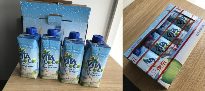 唯他可可（Vita Coco）天然椰子水进口NFC果汁饮料330ml*4瓶怎么样，好用吗，口碑，心得，评价，试用报告,第2张