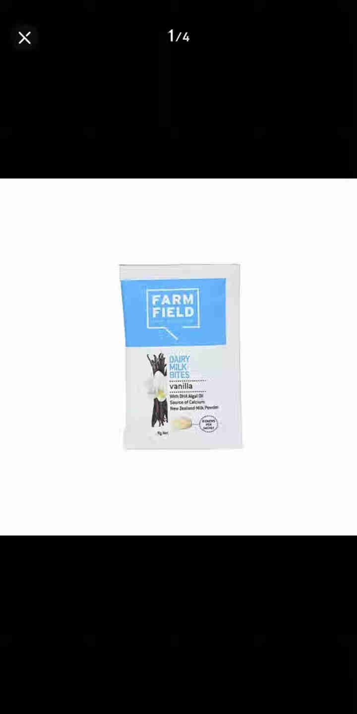 Farmfield牧菲德干吃牛奶奶片香草味奶新西兰原装进口片糖 香草牛奶味*8片装怎么样，好用吗，口碑，心得，评价，试用报告,第2张