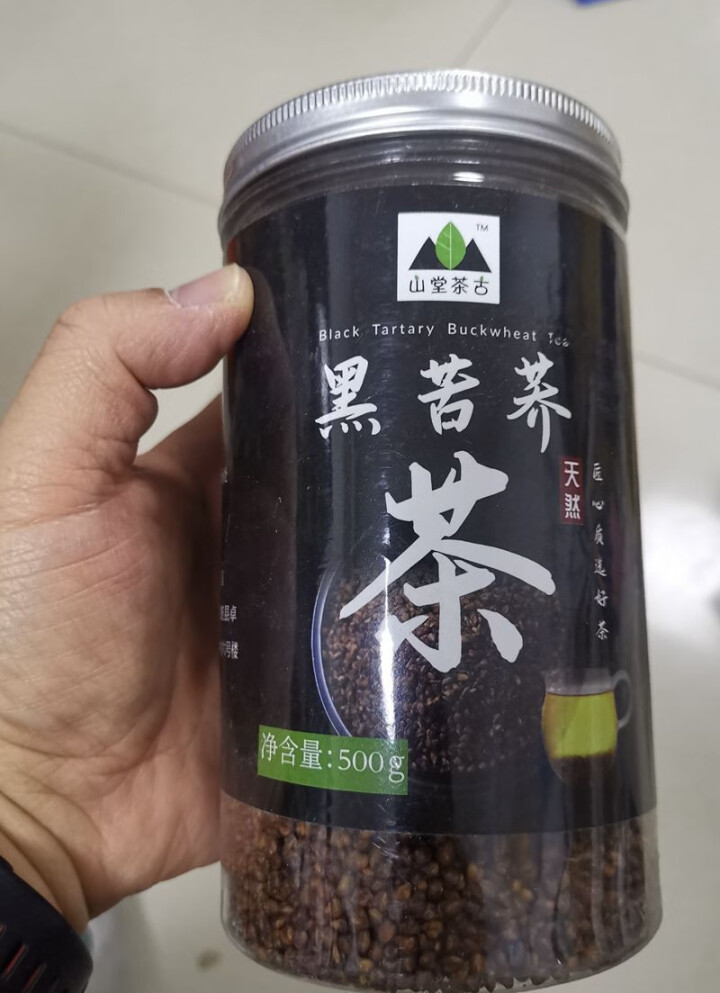 【内蒙古】山堂茶古 黑苦荞茶 荞麦茶 黑珍珠荞麦茶 养生苦荞茶500g怎么样，好用吗，口碑，心得，评价，试用报告,第4张