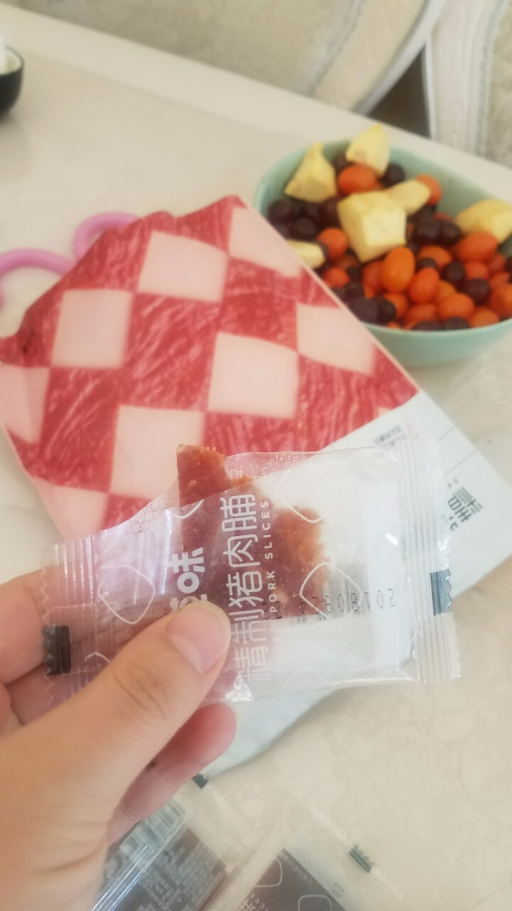 满199减120_百草味 精制猪肉脯200g 休闲零食肉干肉脯肉类小吃 蜜汁猪肉干靖江特产怎么样，好用吗，口碑，心得，评价，试用报告,第4张