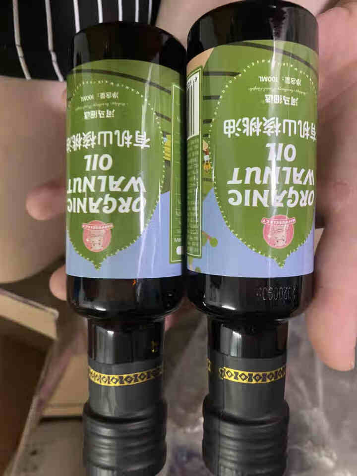 河马细选有机山核桃油宝宝辅食油100ml*2瓶 有机山核桃油2瓶怎么样，好用吗，口碑，心得，评价，试用报告,第3张