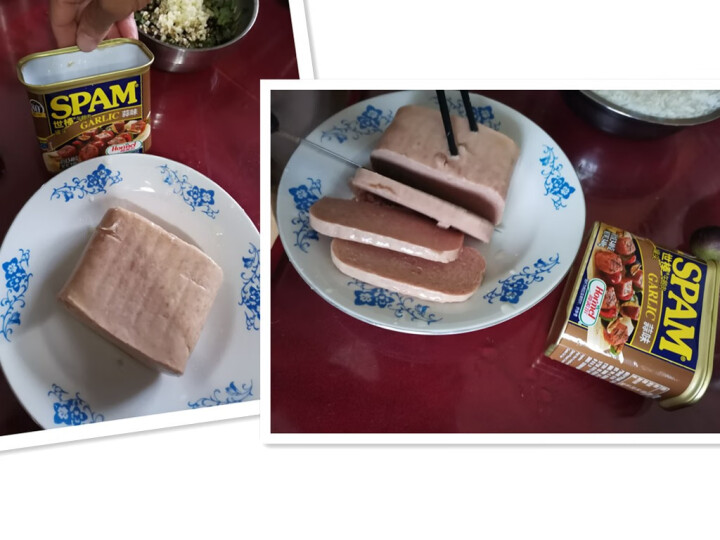 世棒（SPAM）午餐肉罐头蒜香口味340g 开罐即食早餐三明治火锅烧烤麻辣香锅泡面搭档怎么样，好用吗，口碑，心得，评价，试用报告,第6张