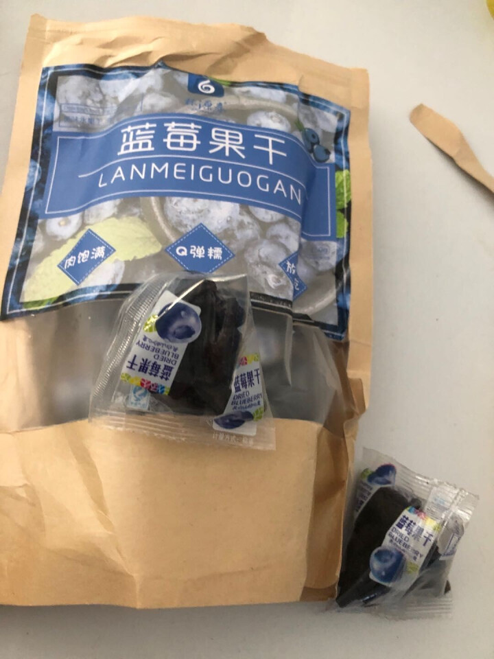 【白山馆】林源春 蓝莓干500g/袋 水果干休闲食品零食蜜饯果干果脯零嘴小吃 150g/袋怎么样，好用吗，口碑，心得，评价，试用报告,第3张