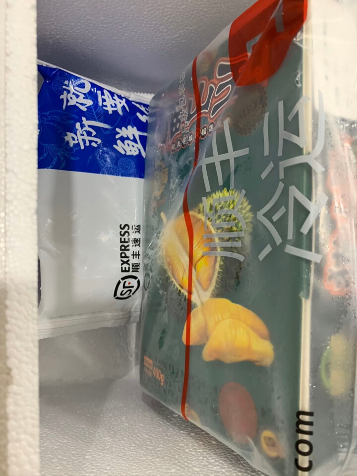 留口福 新鲜榴莲马来西亚进口猫山王果肉D197 液氮冷冻水果（400g/盒）进口盒装榴莲怎么样，好用吗，口碑，心得，评价，试用报告,第3张