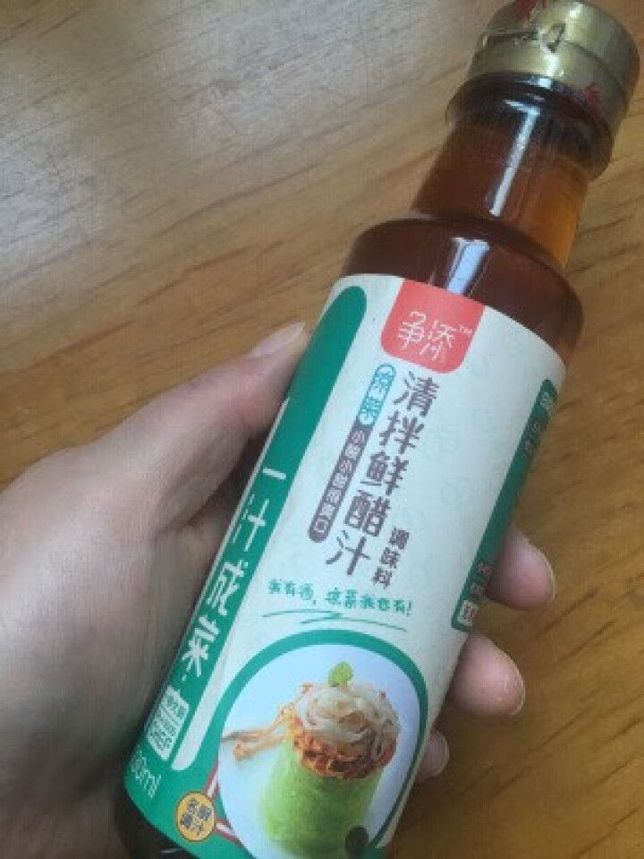 争添清拌鲜醋汁 230ml瓶装 凉拌菜汁 拌蜇皮 家常快手菜 一汁成菜复合调味品 清拌鲜醋汁 230ml瓶装怎么样，好用吗，口碑，心得，评价，试用报告,第2张