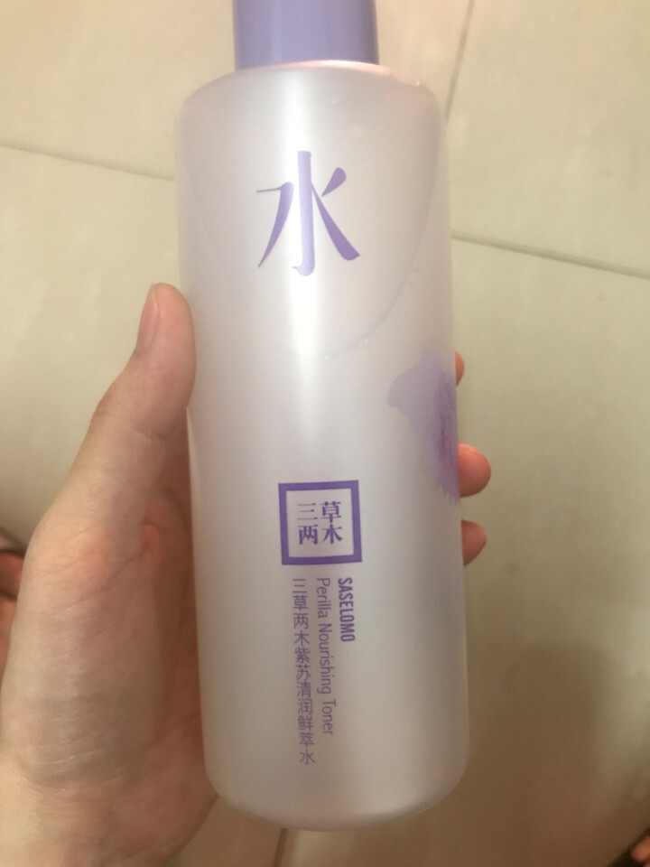 三草两木紫苏水爽肤水补水保湿化妆水化妆品女 紫苏清润鲜萃水300ml怎么样，好用吗，口碑，心得，评价，试用报告,第3张