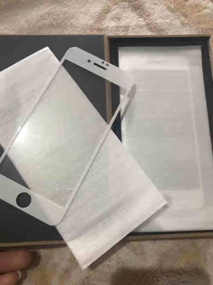 汉牌 苹果iphone6/6S/7/8/8Plus钢化膜全屏覆盖手机玻璃高清防指纹手机贴膜 5.5,第2张